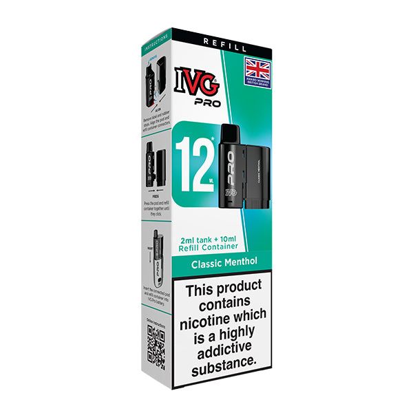 IVG Pro 12 Refill Pod Classic Menthol