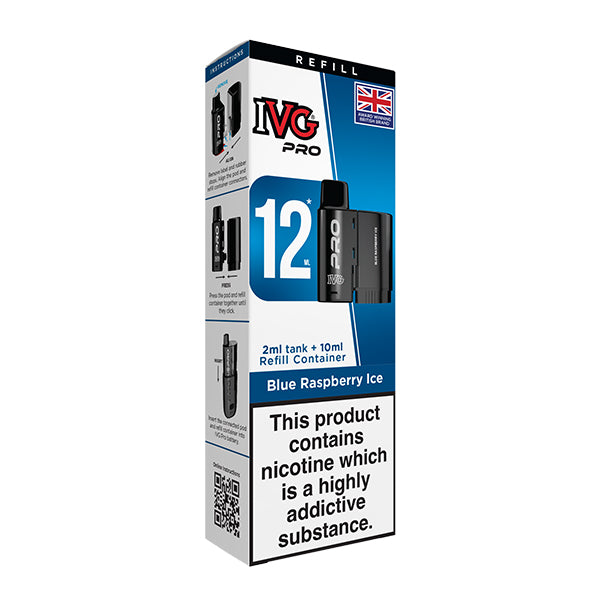 IVG Pro 12 Refill Pod Blue Raspberry Ice