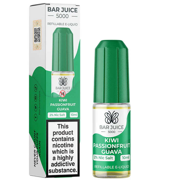 Bar Juice Kiwi Passion Guava 20mg