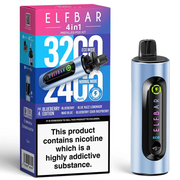 Elfbar 4 in 1 device BlueBerry Edition