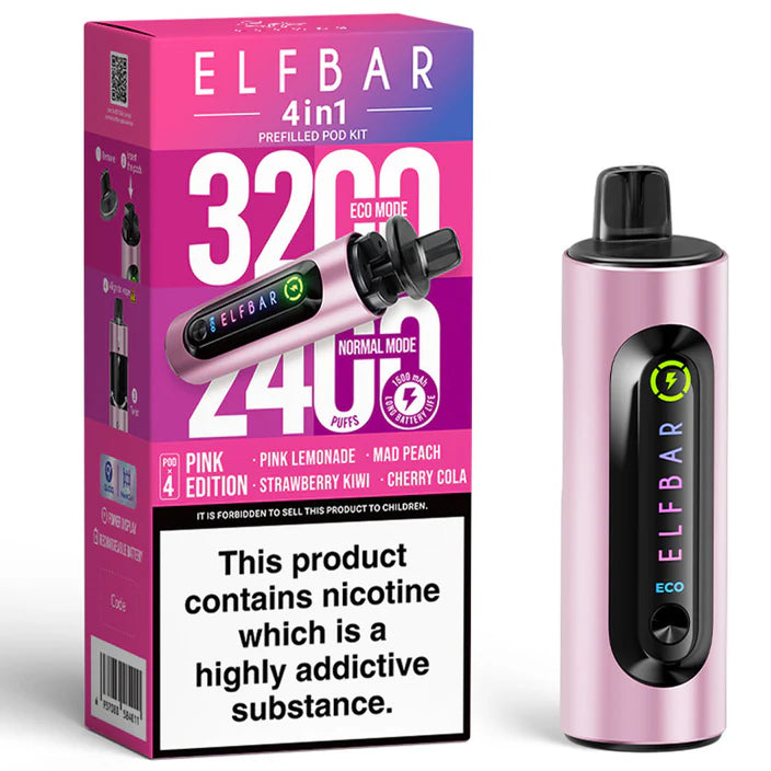 Elfbar 4 in 1 device Pink Edition