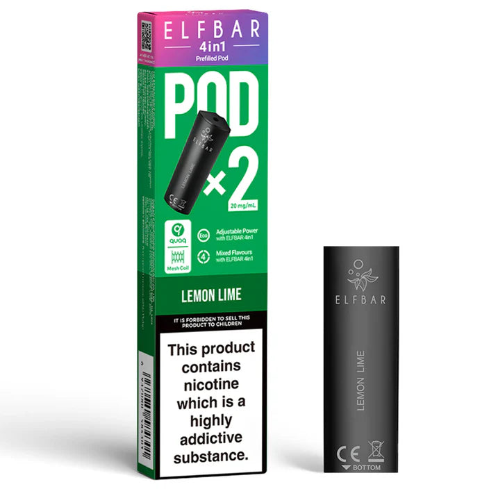 Elfbar 4 in 1 Refill Pod Lemon Lime