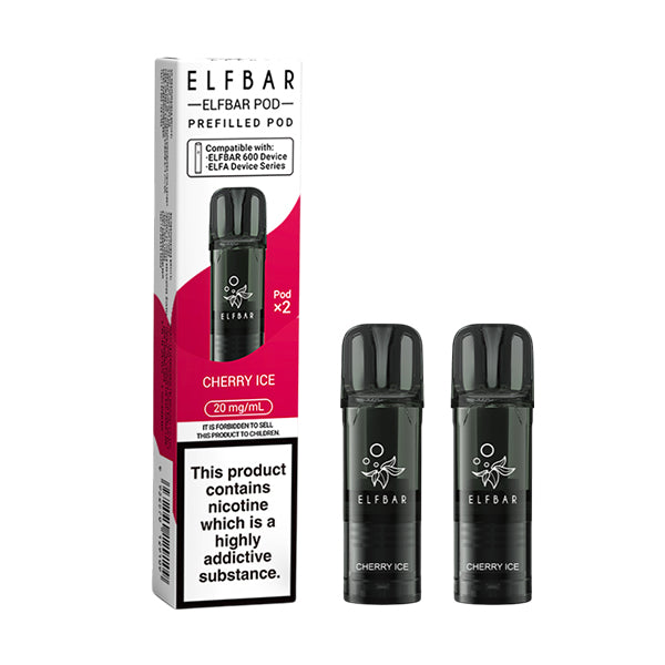 Elf Bar 600 Prefilled Pod Cherry Ice