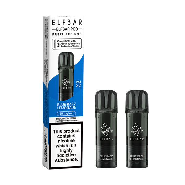 Elf Bar 600 Prefilled Pod Blue Razz Lemonade