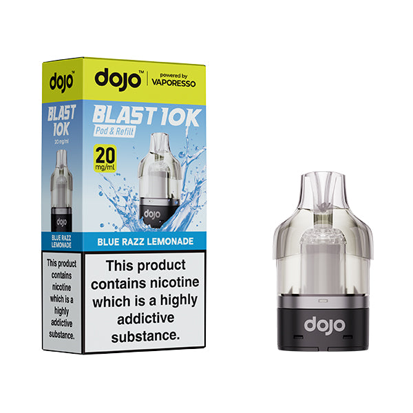 Dojo Blast 10 Refill Pod Blue Razz Lemonade
