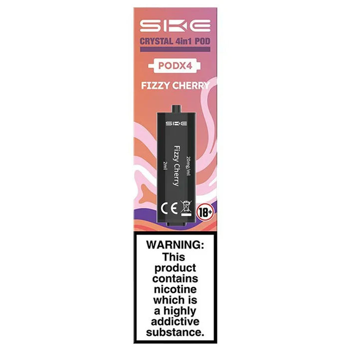 Crystal 4 in 1 pods 4pk Fizzy Cherry
