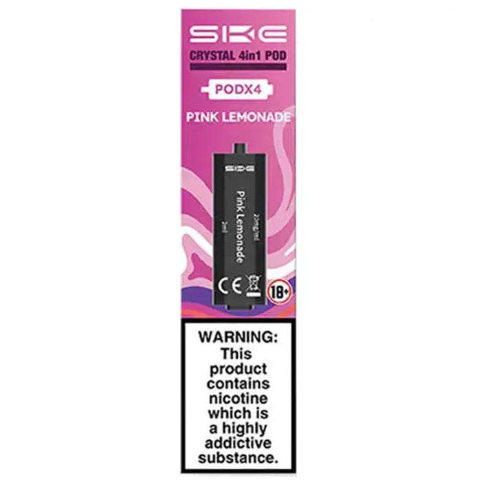 Crystal 4 in 1 pods 4pk Pink Lemonade