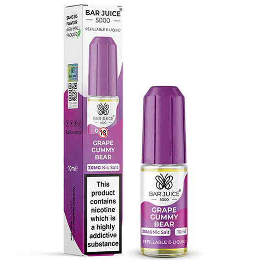 Bar Juice Grape Gummy Bear 20mg