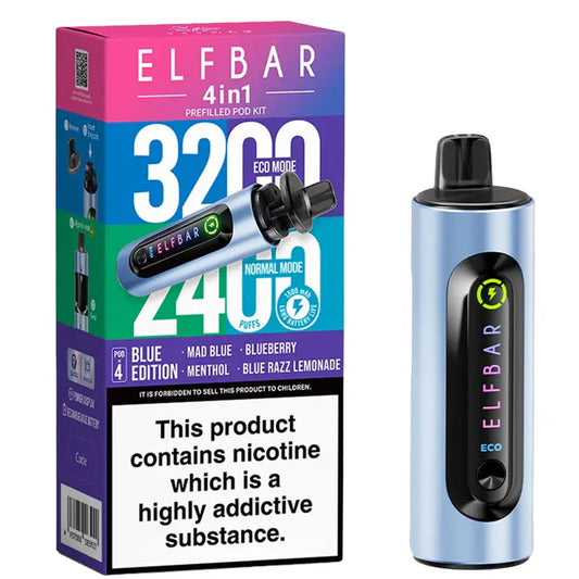 Elfbar 4 in 1 device Blue Edition