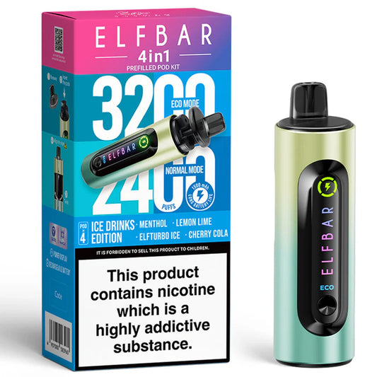 Elfbar 4 in 1 device Ice Drinks Edition