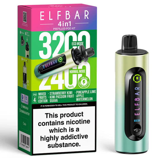 Elfbar 4 in 1 device Mixed Fruits Edition