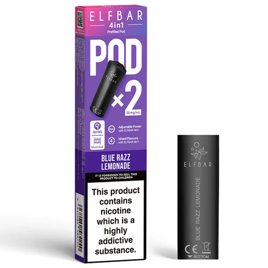 Elfbar 4 in 1 Refill Pod Blue Razz Lemon
