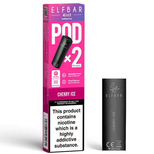 Elfbar 4 in 1 Refill Pod Cherry Ice