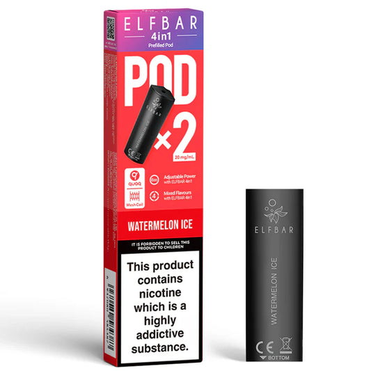 Elfbar 4 in 1 Refill Pod Watermelon Ice