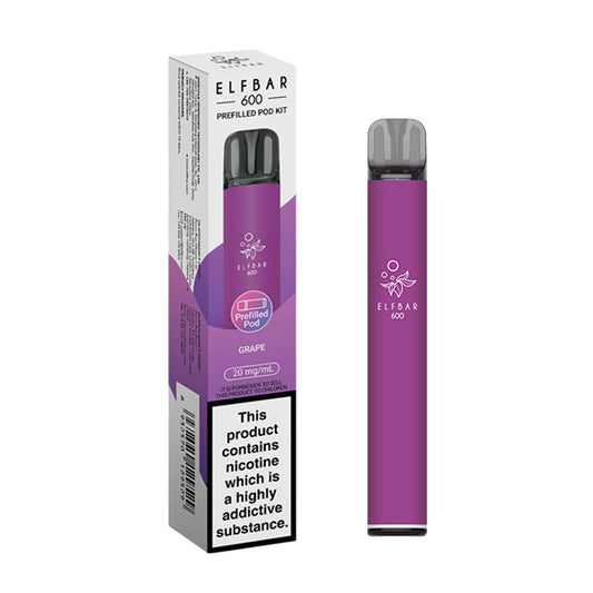 Elf Bar 600 Prefilled Pod Kit Grape