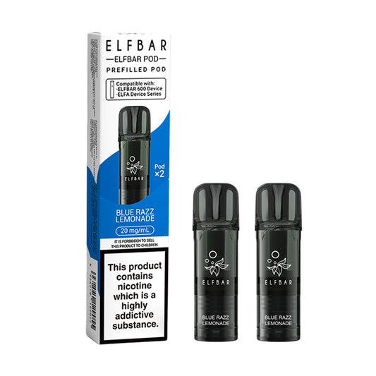 Elf Bar 600 Prefilled Pod Blue Razz Lemonade