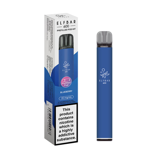 Elf Bar 600 Prefilled Pod Kit Blueberry