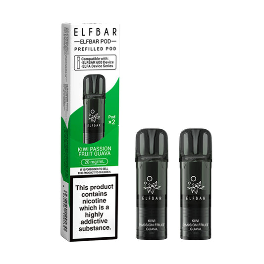Elf Bar 600 Prefilled Pod Kiwi Passionfruit Guava