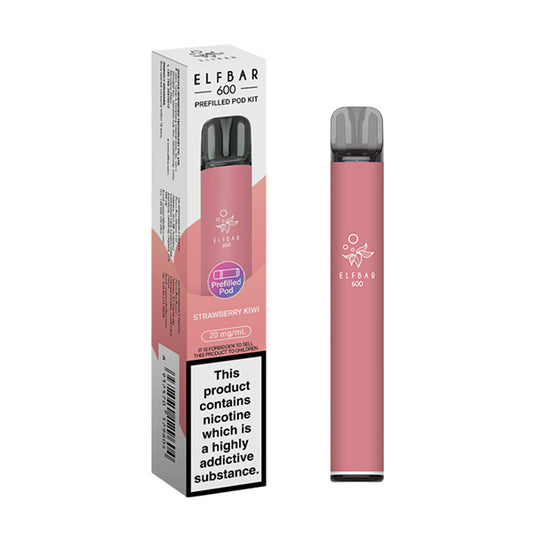 Elf Bar 600 Prefilled Pod Kit Strawberry Kiwi