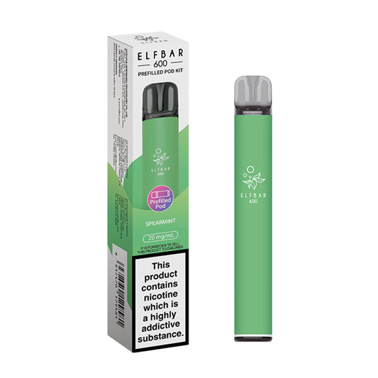 Elf Bar 600 Prefilled Pod Kit Spearmint