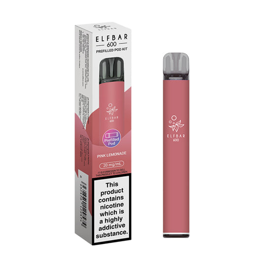 Elf Bar 600 Prefilled Pod Kit Pink Lemonade