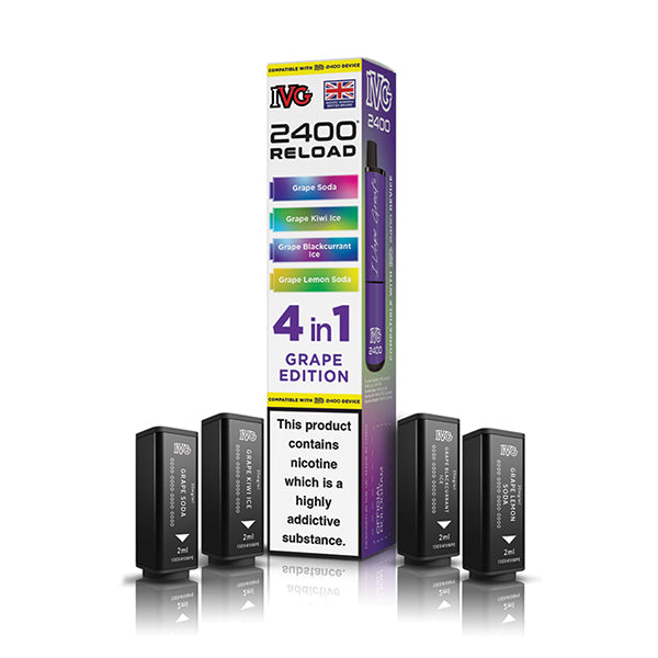 IVG 2400 Reload Pods Grape Edition
