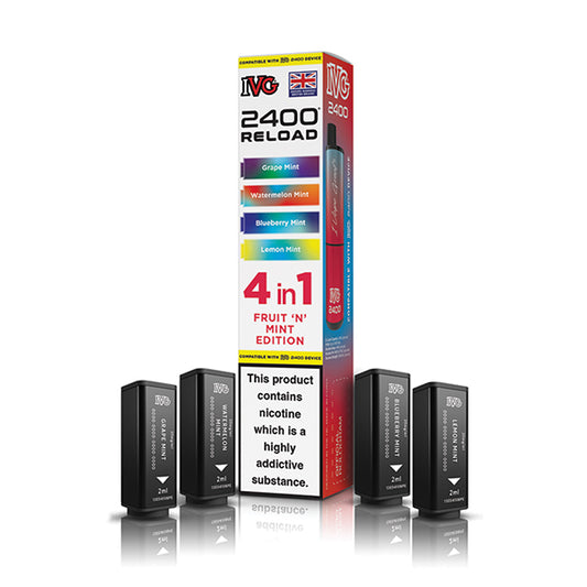 IVG 2400 Reload Pods Fruit N Mint Edition