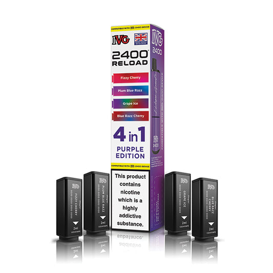 IVG 2400 Reload Pods Purple Edition