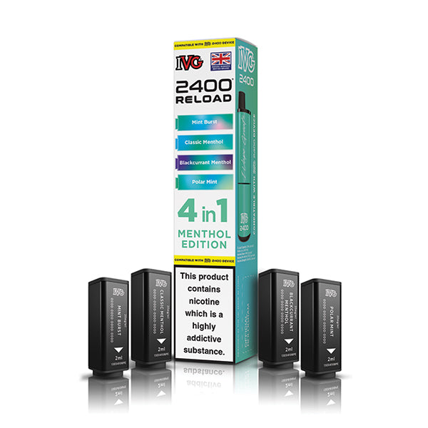 IVG 2400 Reload Pods Menthol Edition