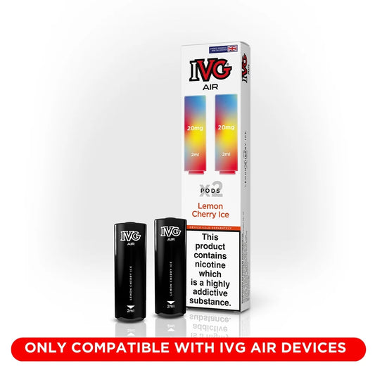 IVG Air Pods Lemon Cherry Ice