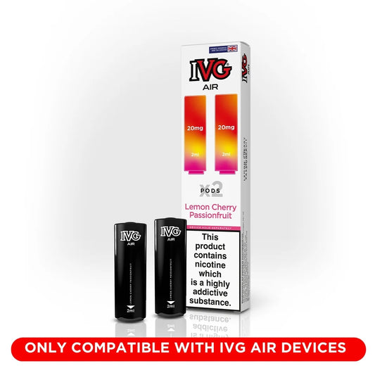 IVG Air Pods Lemon Cherry Passionfruit