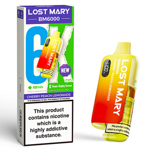 Lost Mary BM6000 Cherry Peach Lemonade