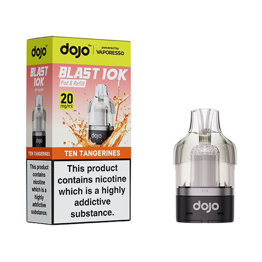 Dojo Blast 10 Refill Pod Ten Tangerines