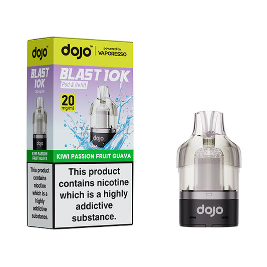 Dojo Blast 10 Refill Pod Kiwi Passionfruit Guava