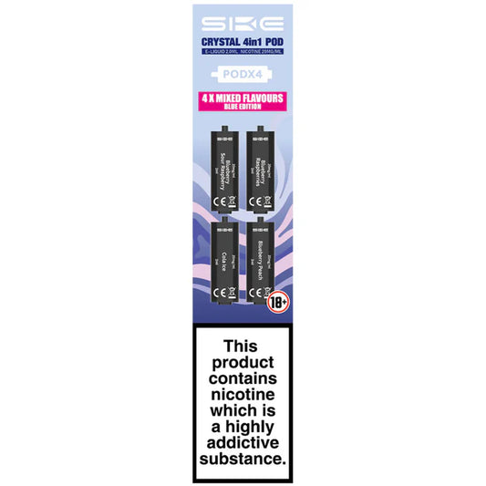 Crystal 4 in 1 pods 4pk Blue Edition