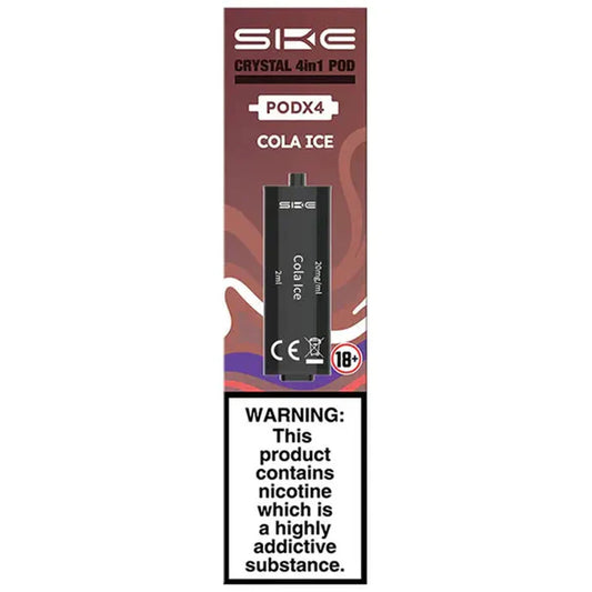 Crystal 4 in 1 pods 4pk Cola Ice