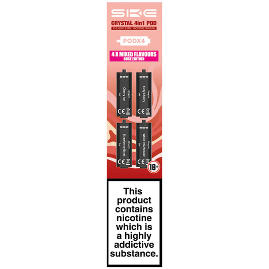 Crystal 4 in 1 pods 4pk Rose Edition