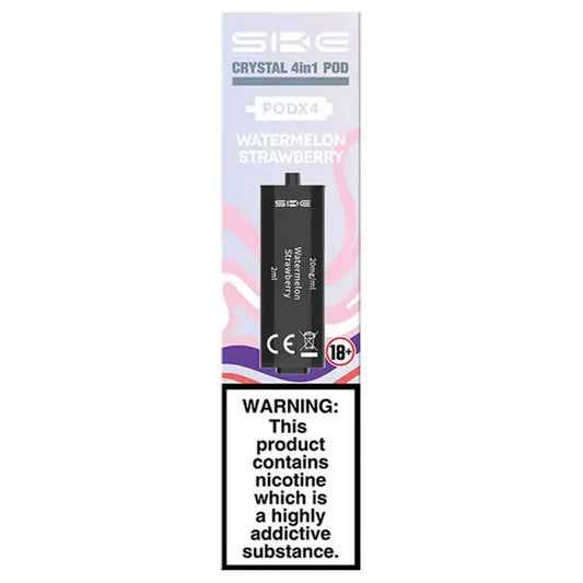 Crystal 4 in 1 pods 4pk Watermelon Strawberry