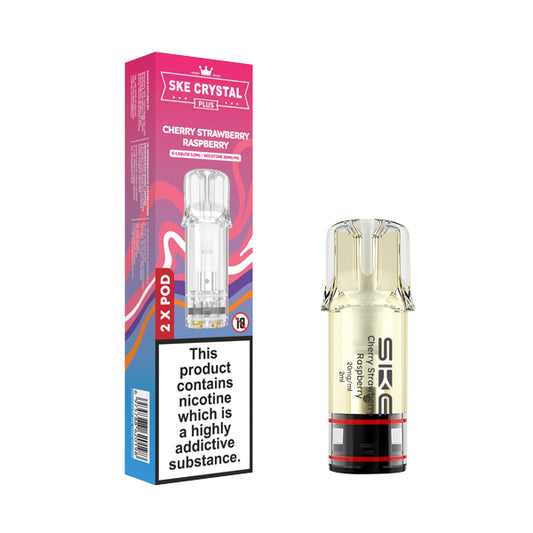 Crystal Plus Pod Cherry Strawberry Raspberry