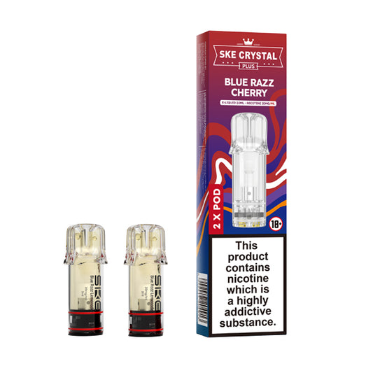 Crystal Plus Pod Blue Razz Cherry