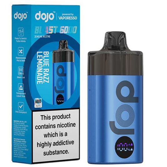 Dojo Blast 6000 Starter Kit Blue Razz Lemonade