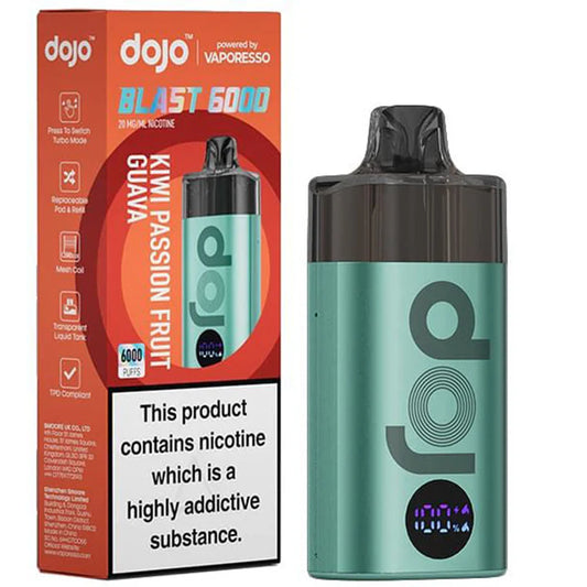 Dojo Blast 6000 Starter Kit Kiwi Passionfruit Guave