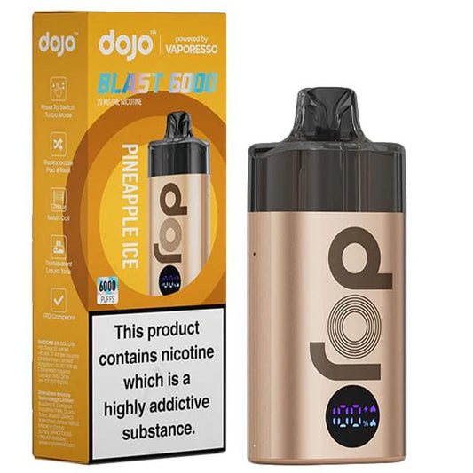 Dojo Blast 6000 Starter Kit Pineapple Ice