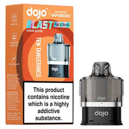 Dojo Blast 6000 Refill Pod Ten Tangerines