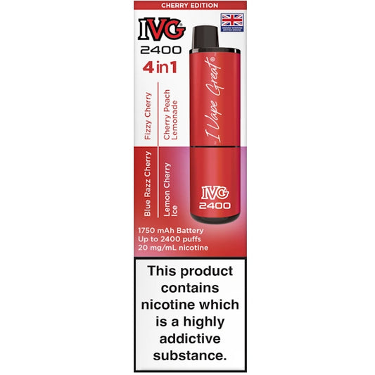 IVG 2400 Rechargeable Cherry Edition