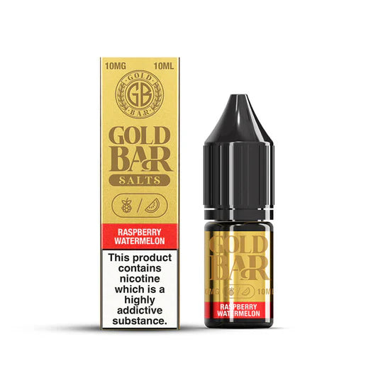 Gold Bar Salts 10mg Raspberry Watermelon