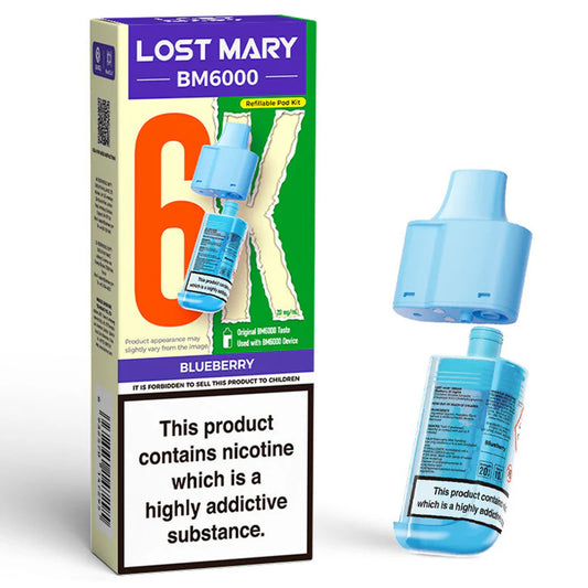 Lost Mary BM6000 Refill Pod Blueberry