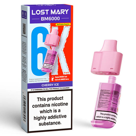 Lost Mary BM6000 Refill Pod Cherry Ice