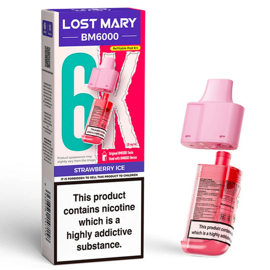 Lost Mary BM6000 Refill Pod Strawberry Ice