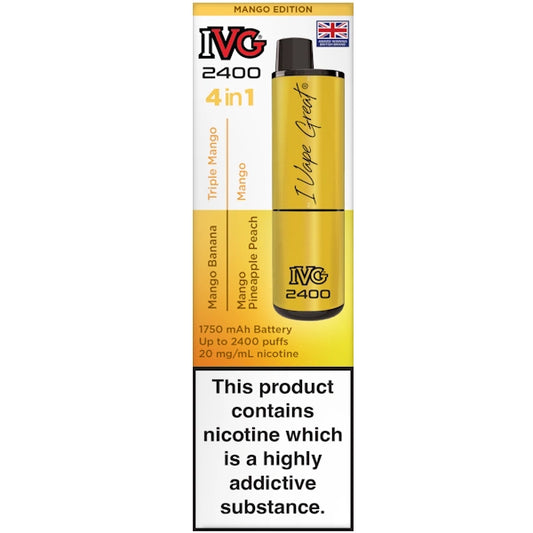 IVG 2400 Rechargeable Mango Edition